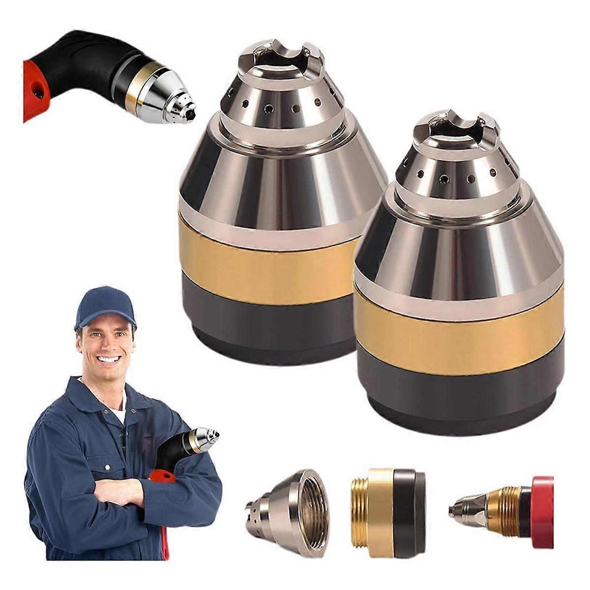 P80 Plasma Cutting Nozzle Protective Cover, Electrodes Cover (2Pcs)