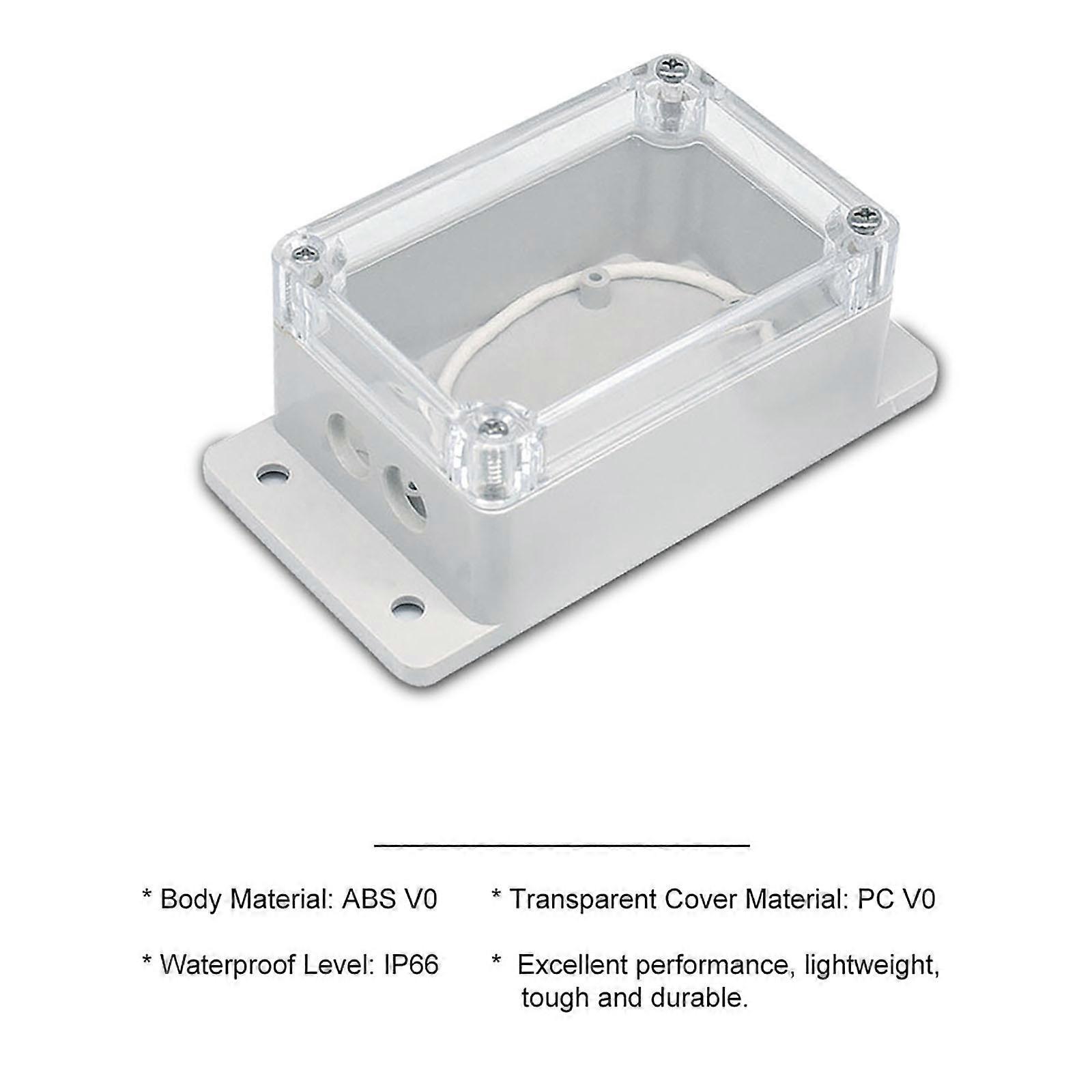 IP66 Waterproof Junction Box Plastic Cable Wire Connector Gland Case Water-resistant Shell Support Sonoff Basic/RF/Dual/Pow for Xmas Tree Lights and