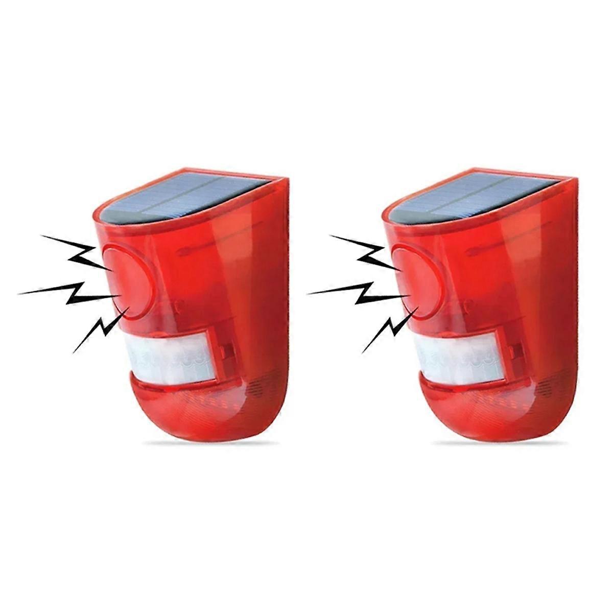Solar Motion Sensor Alarm for Home Garden Garage Shed Caravan