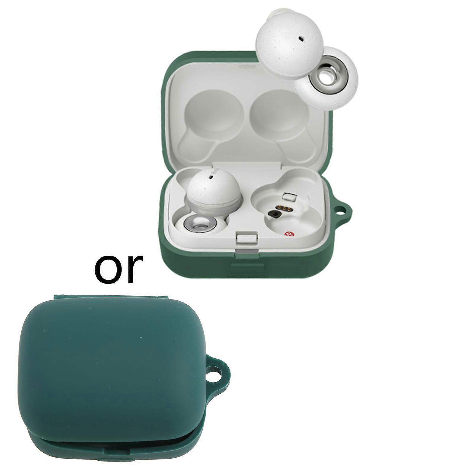 For   WF L900 Earphone Cover for Shell Shockproof Anti-scratch Protective Sleeve Washable Housing Dustproof  Deep Green