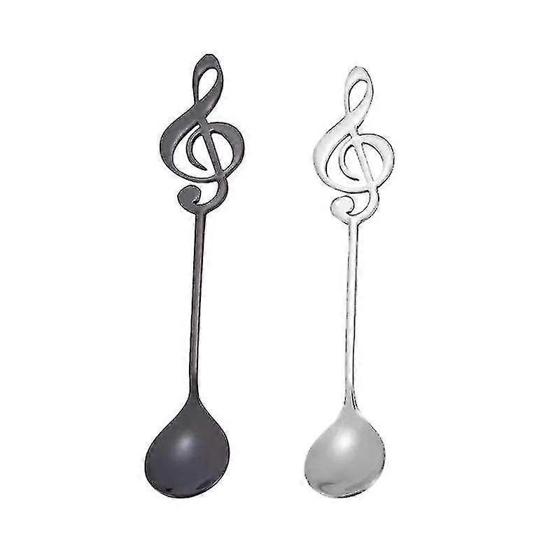 2pcs Musical Note Coffee Spoons