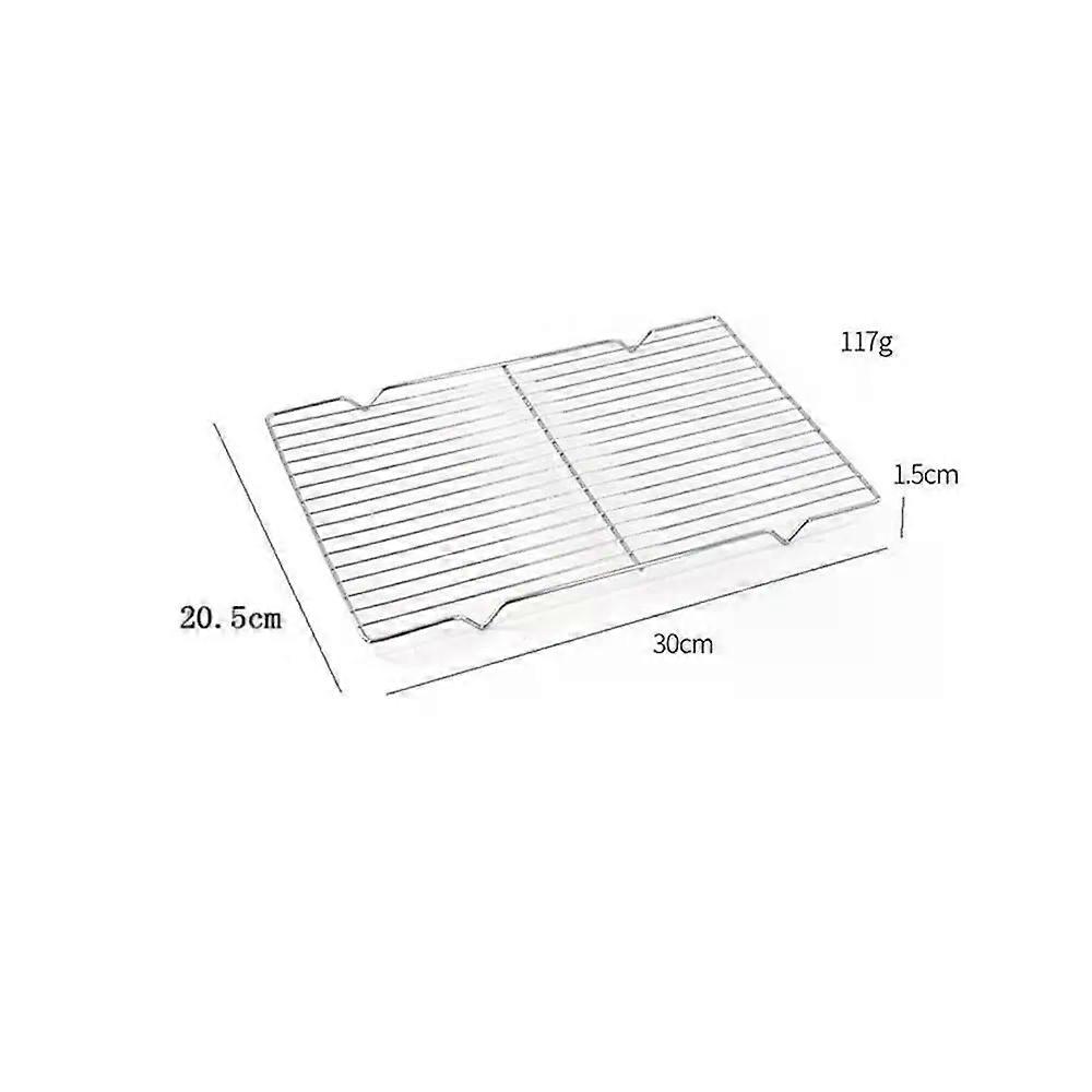 Rectangular Barbecue Net BBQ Grill Mesh Plating Metal Iron Mat Cooling Rack Barbecue Tools For Outdoor Camping Picnic Grilling