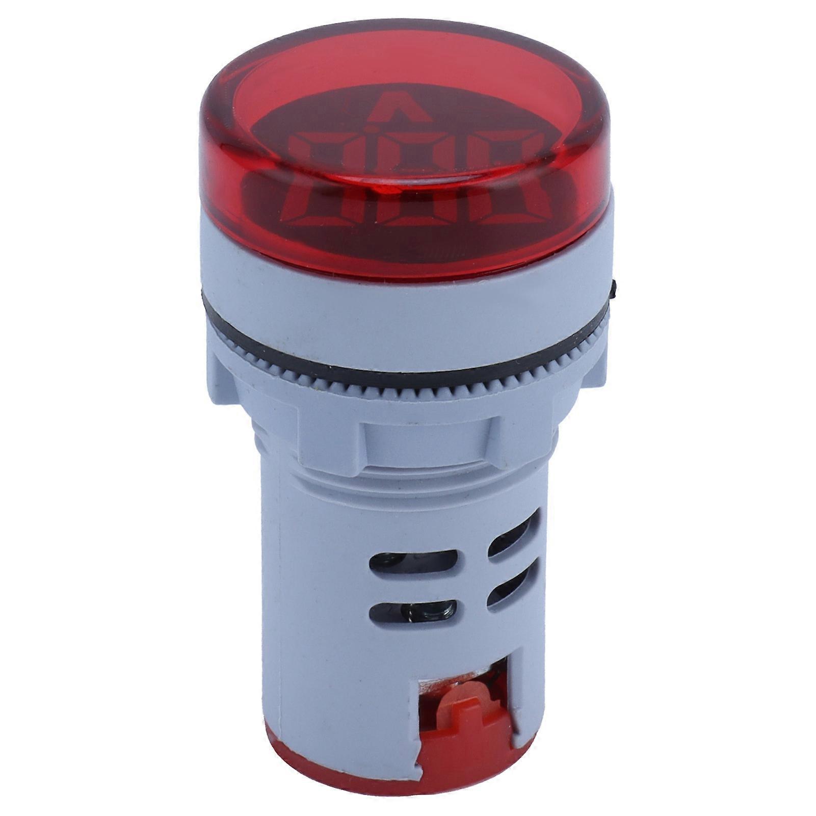 AD16‑22FSV Round Shape Digital Voltage Signal Indicator Voltage Meter Indicator 60~500V AC