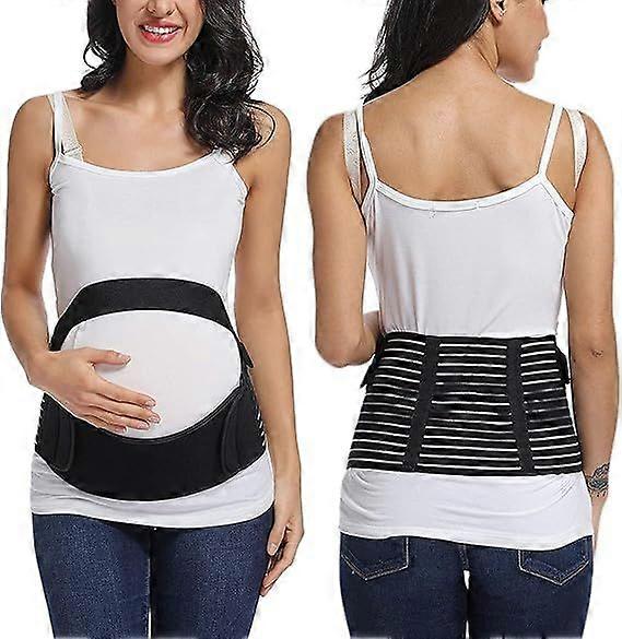 Ceinture femme enceinte - Ceinture de maternité Soutien lombaire et abdominal pour femme enceinte - Bandeau de grossesse élastique et confortable - Abdominum respirant