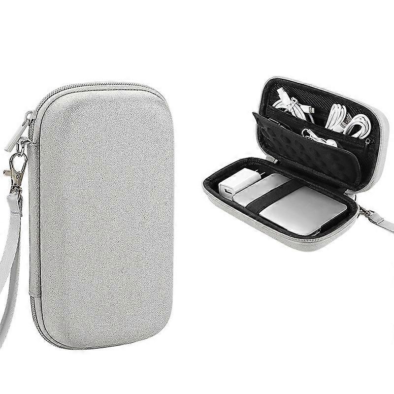 YK03 Multifunctional EVA Hard Shell Shockproof and Anti-drop Digital Storage Bag with Airbags (Gray)