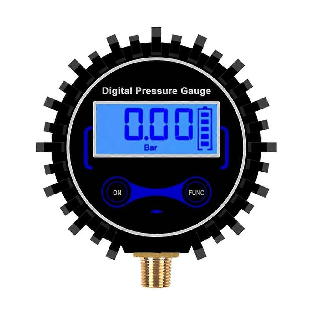 0-200PSI LCD Digital Tire Pressure Gauge Car 1/8inch Without LED