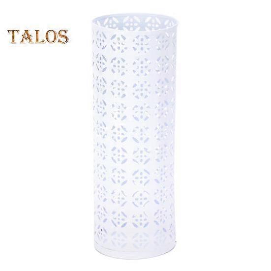 מתלה מעמד מטריה עמיד בפני חלודה עמיד בפני קורוזיה עיצוב קומפקטי מתכת חלול עצמאי מחזיק מטריה עגול סל מארגן