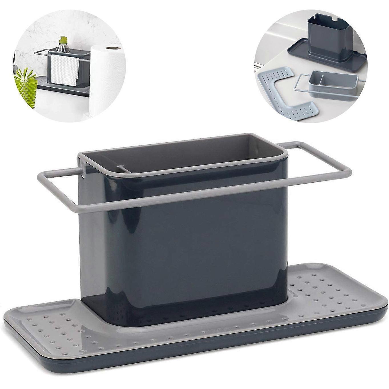 Caddy Sink Area Organisator, Stor - Grå
