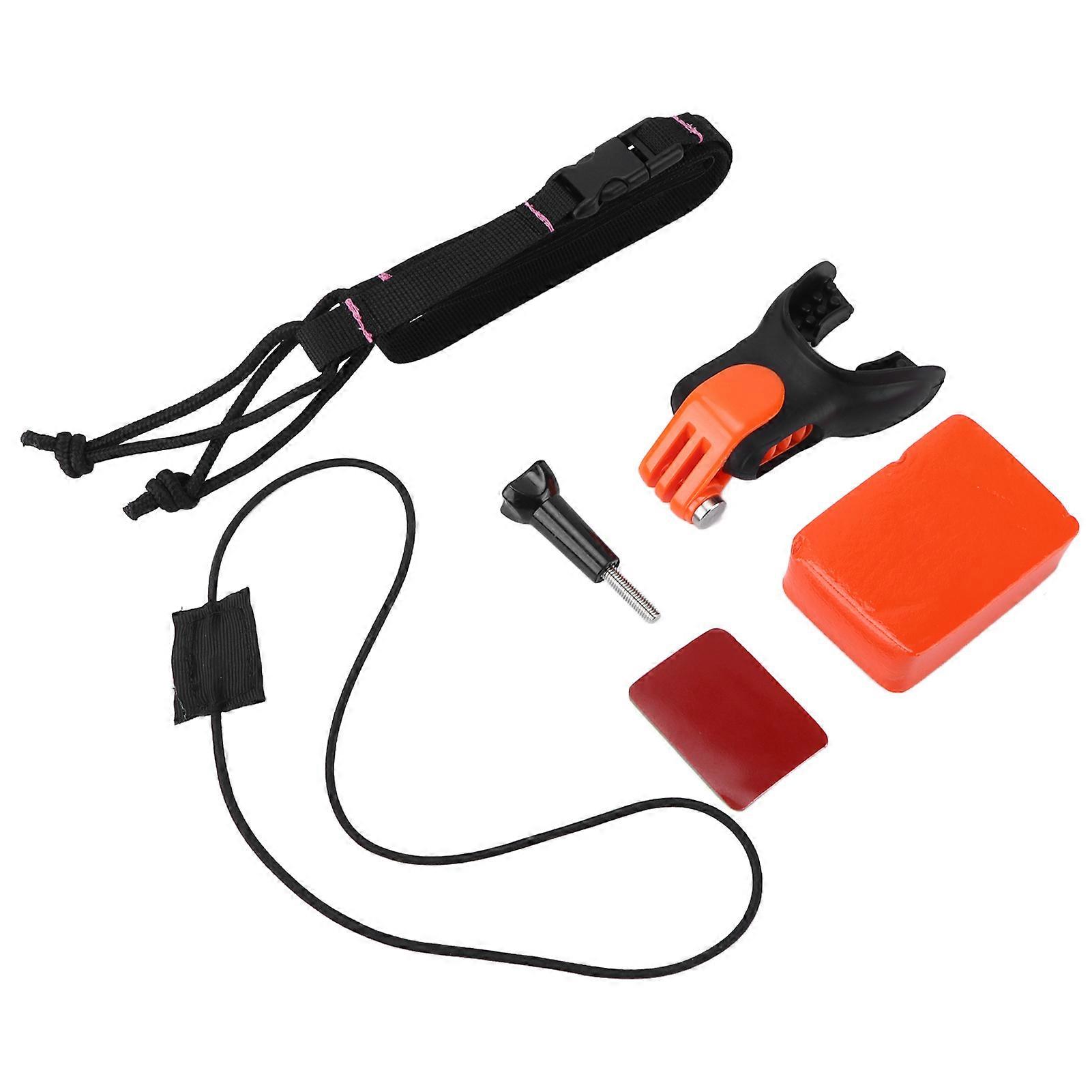 Ergonomic Mouth Mount for Action Camera Universal Surfing Bite Mouthpiece Holder Adapter Comfortable Secure Fit