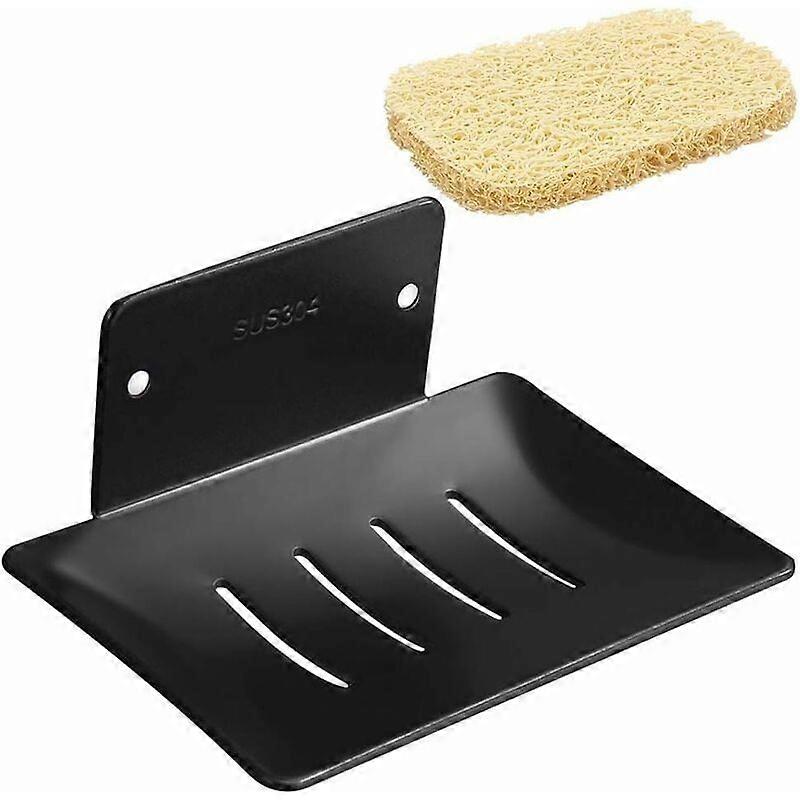 Soap holder without drilling stainless steel, soap dish shower wall mounting