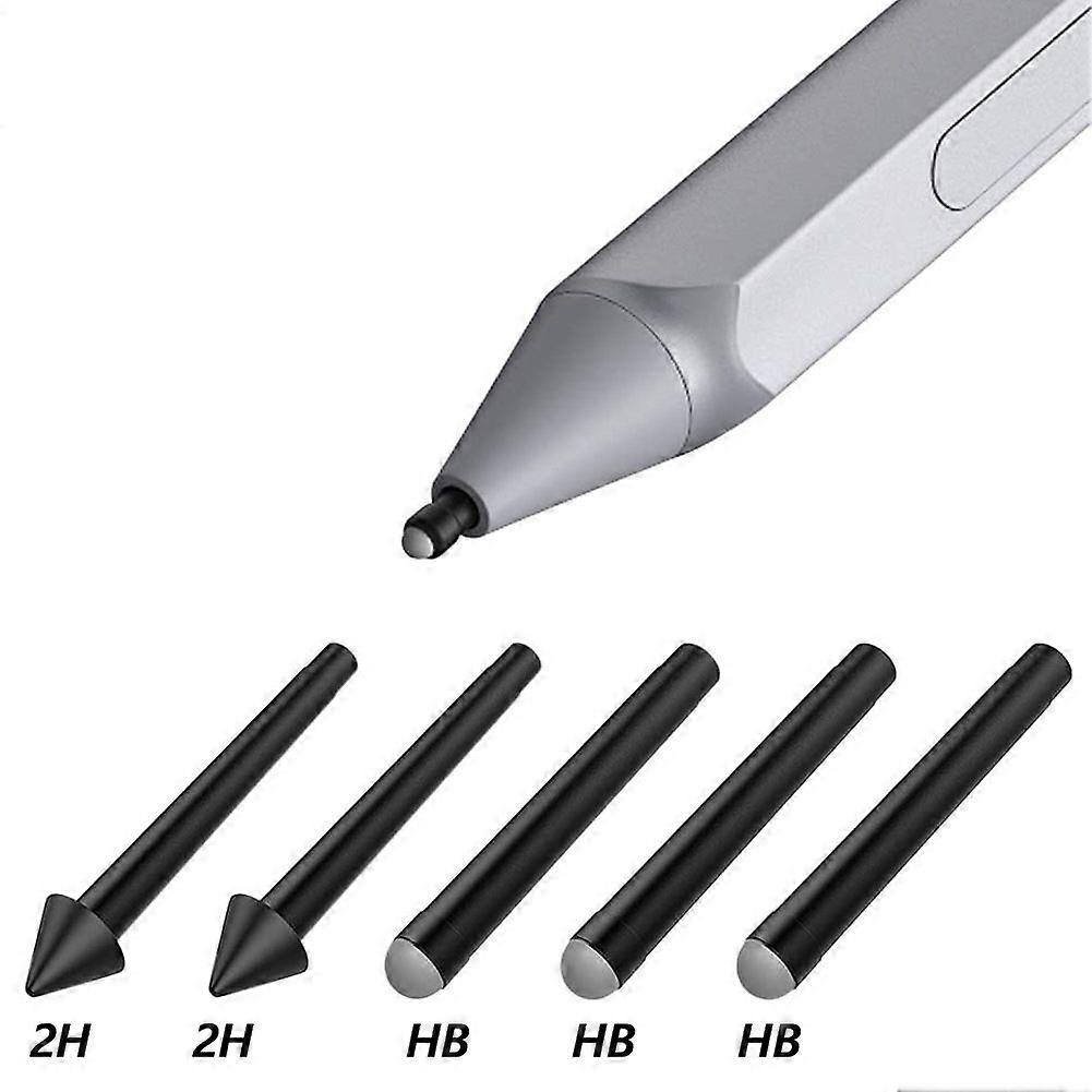 For Surface Pro 4/5/6/7 Pen Nib Refill 2pcs 2H+3pcs HB