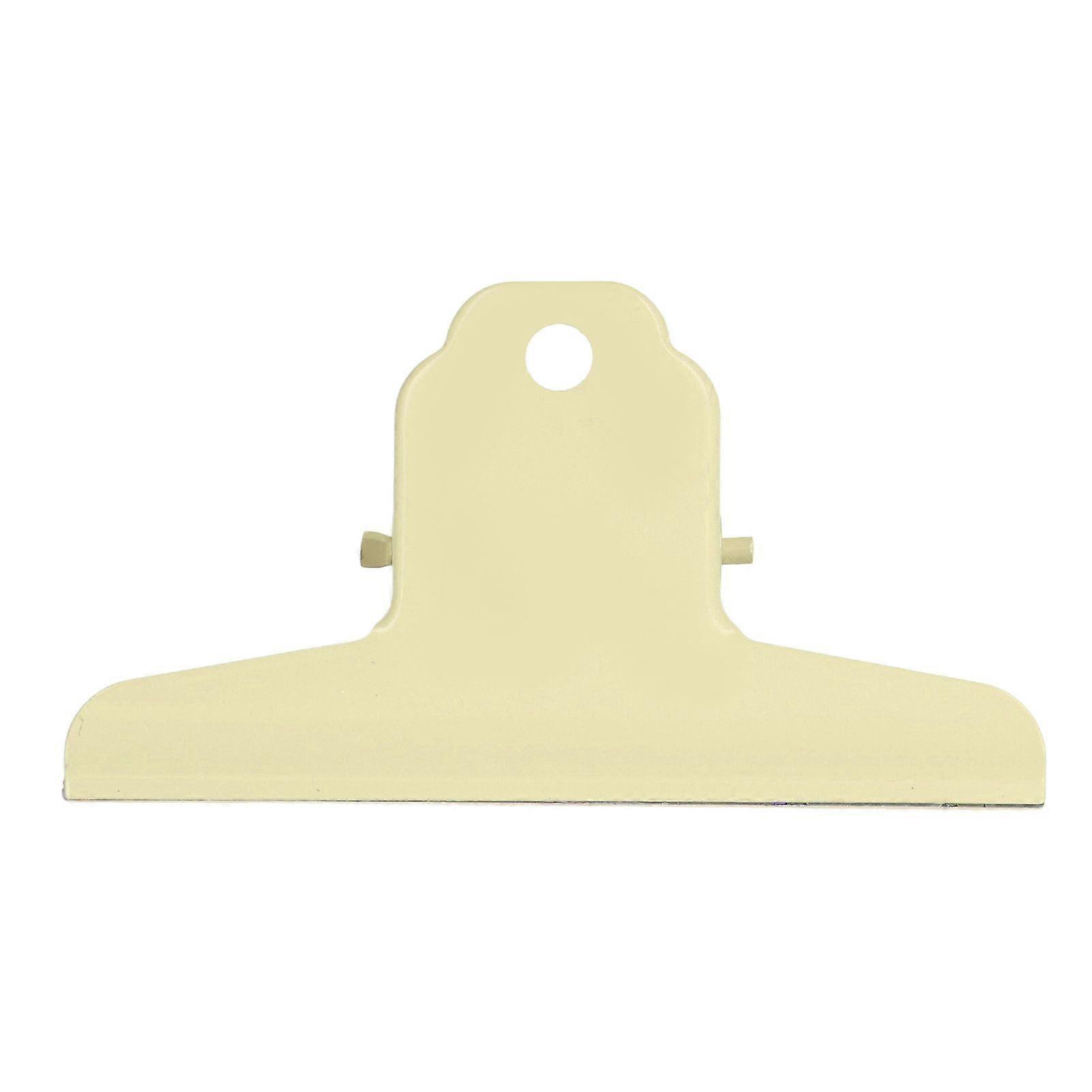 Paper Clips Durable Wearable Convenient Practical Compact Portable Comfortable Handle Stable Clamping Tool for OfficeYellow