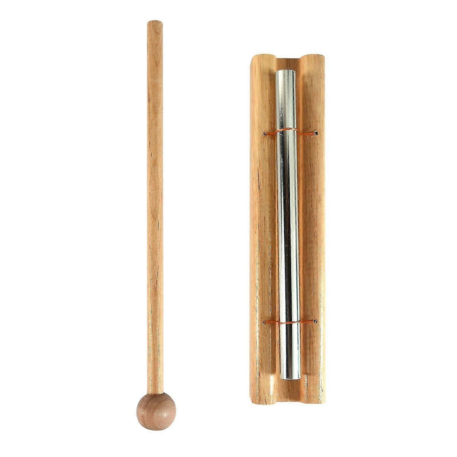 Energy Chime with Mallet Meditation Chimes Mindfulness Hand Bell Classroom Chime for Prayer Yoga