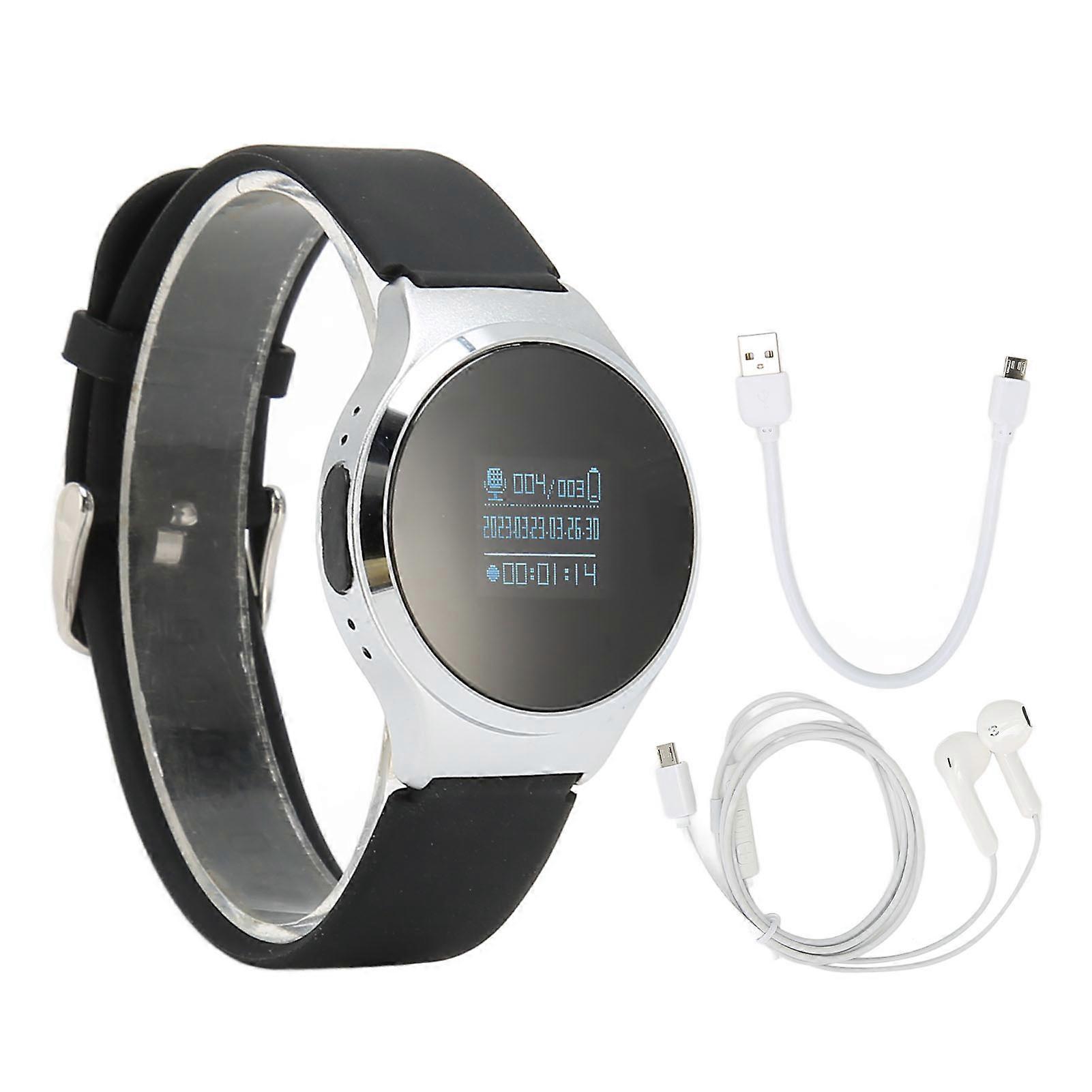 S8 Watch HD Noise Reduction MP3 Function File Encryption Auto Save Voice Activated Recorder for Lecture