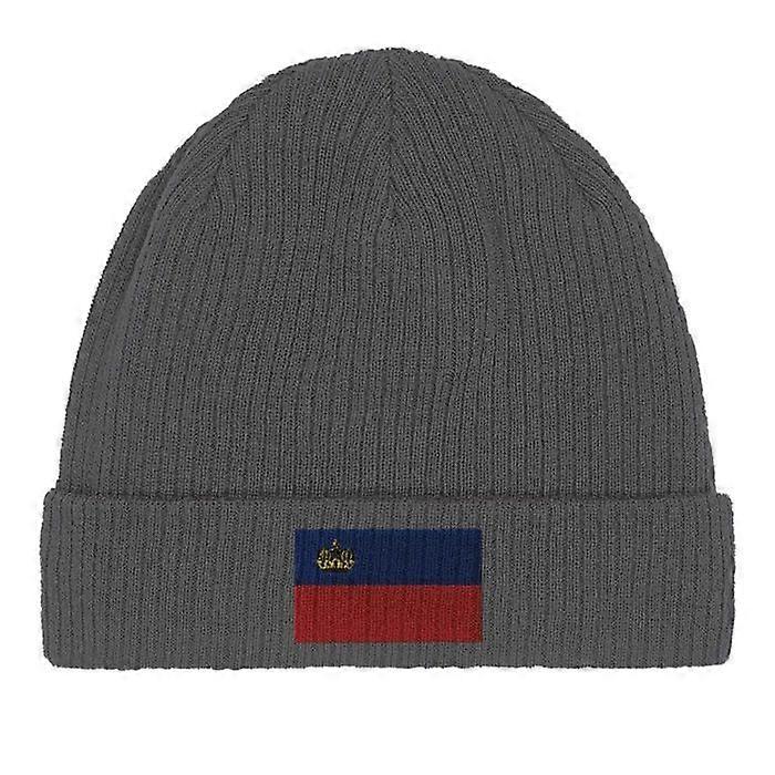 Hat - Liechtenstein Flag - Gray - 100% cotton - One size - Sleek design