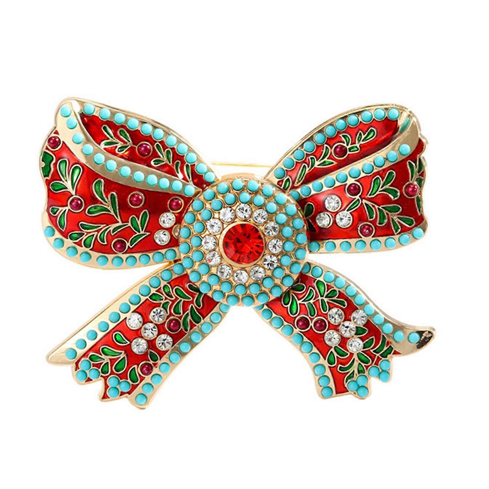 Exquisite Bowknot Pin Accessory Sophisticated Bowknot Brooch Charm Enhancing Any Outfit With A Touch Of Royal Charm