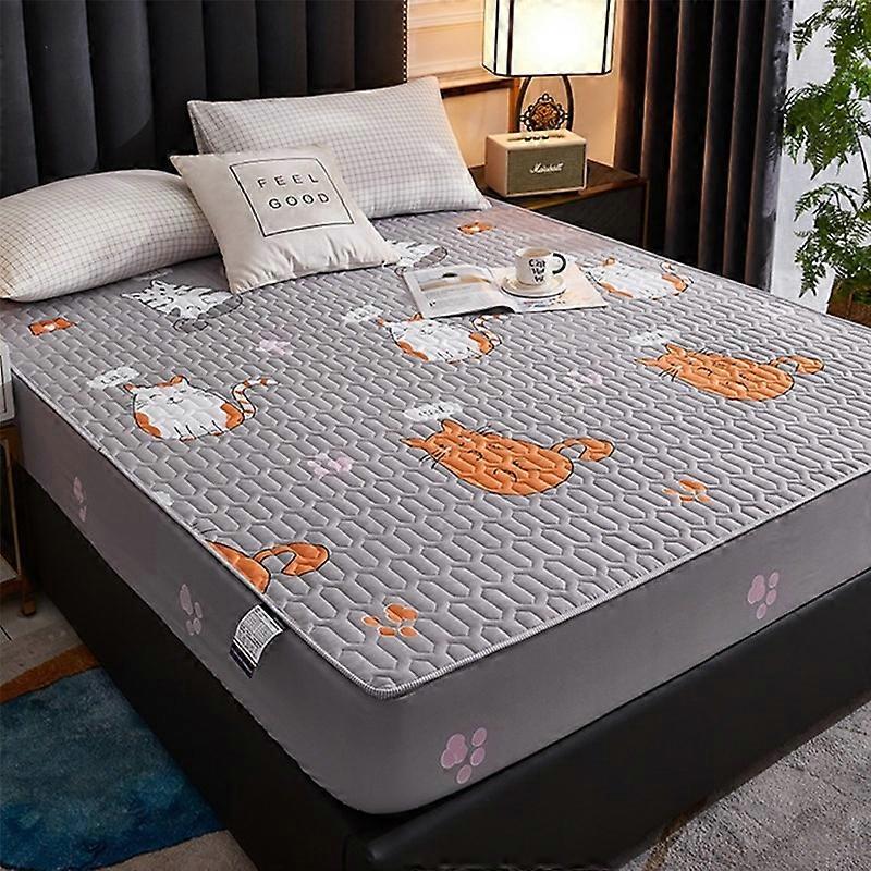 Waterproof Mattress Protector Quilted Fitted Sheet Moisture Dust Proof For Home Use
