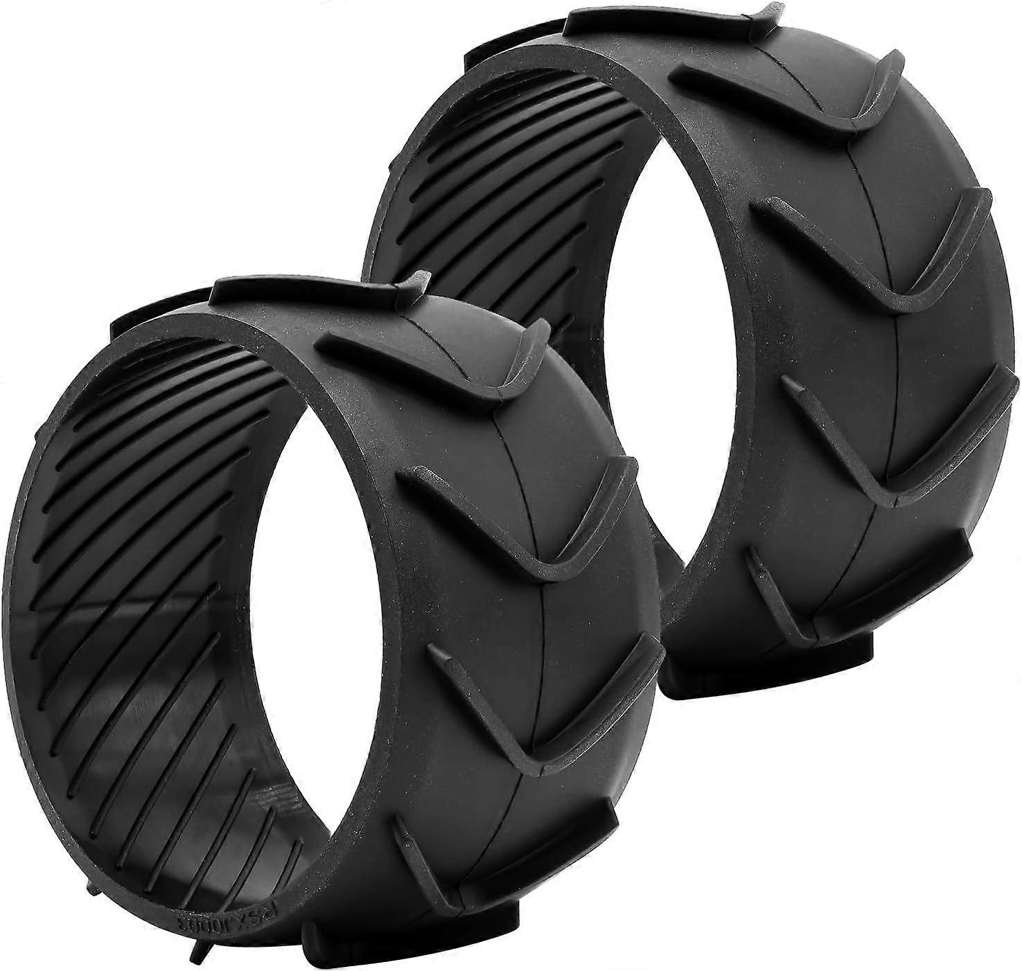 Set - 2 Pcs Wheel Protectors for Worx Landroid, Traction Enhancer for Worx Landroid S300 M500 M700 M1000 L800 L1000 Robot Lawn Mower (RSXJ0003)