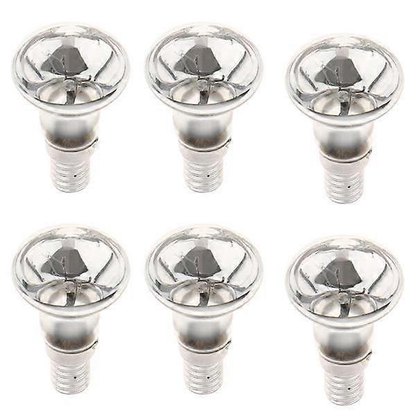 6Pcs E14 R39 Reflector Type light Lamp Replacement Small Screw SES 25W