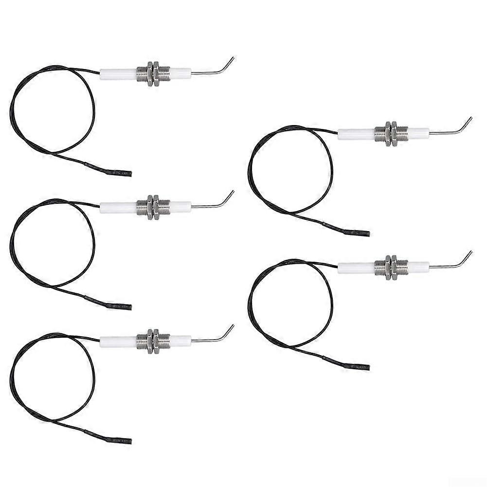 5piece M10 ignition electrode set for gas grills and ovens, flexible and convenient to operate