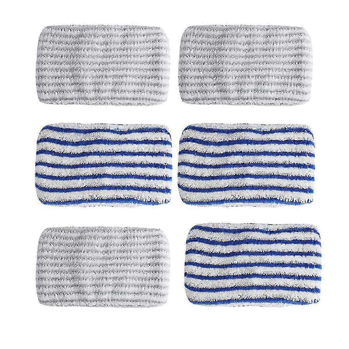 Replacement Microfibre Pads for 6 Pack Rowenta Clean&Steam System