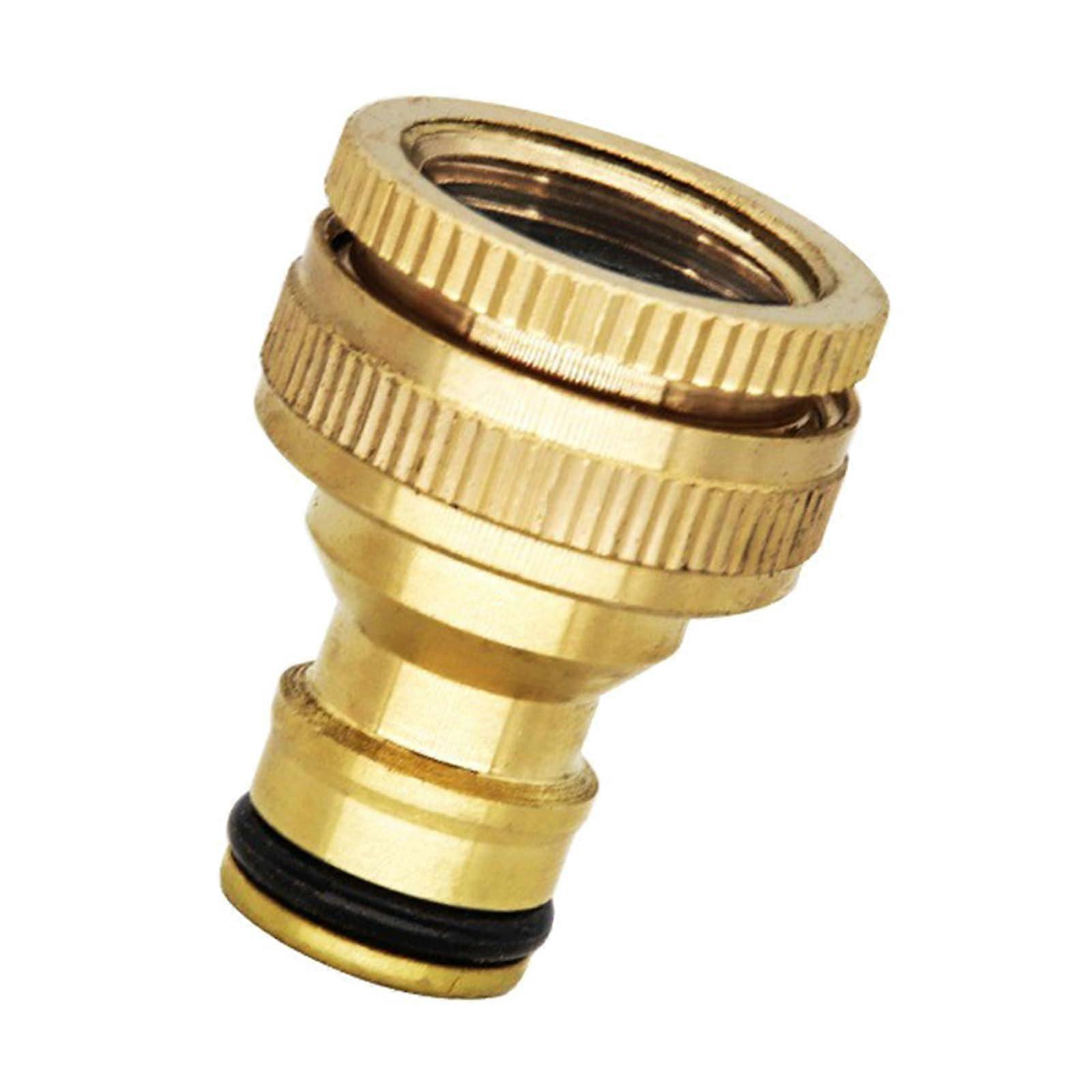 3/4 Inch Brass Garden Hose Connector Quick Attach LeakResistant Fitting for  Pressure Use