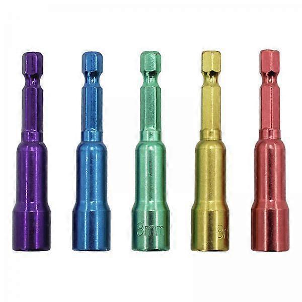 2-6pack 5x 65mm Nut Driver Set Screwdriver Bits for Machine Repair Woodworking