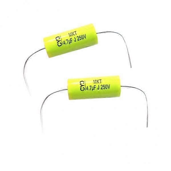 6x2pcs 250V 4.7uF Audio Speaker Divider Crossover Niet-Polariteit Condensator