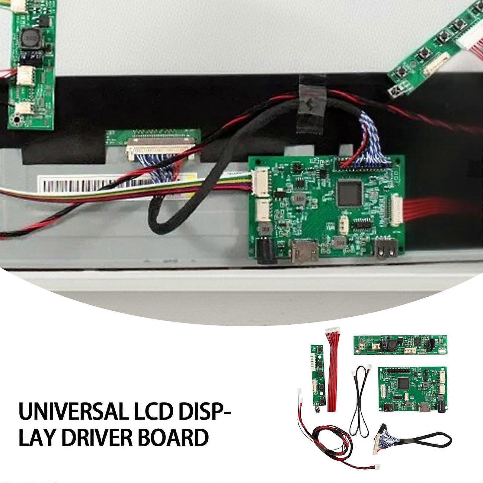 HD USB LCD Controller Board For 24inch 1920x360DV240FBM-NB0 LCD ScreenRF