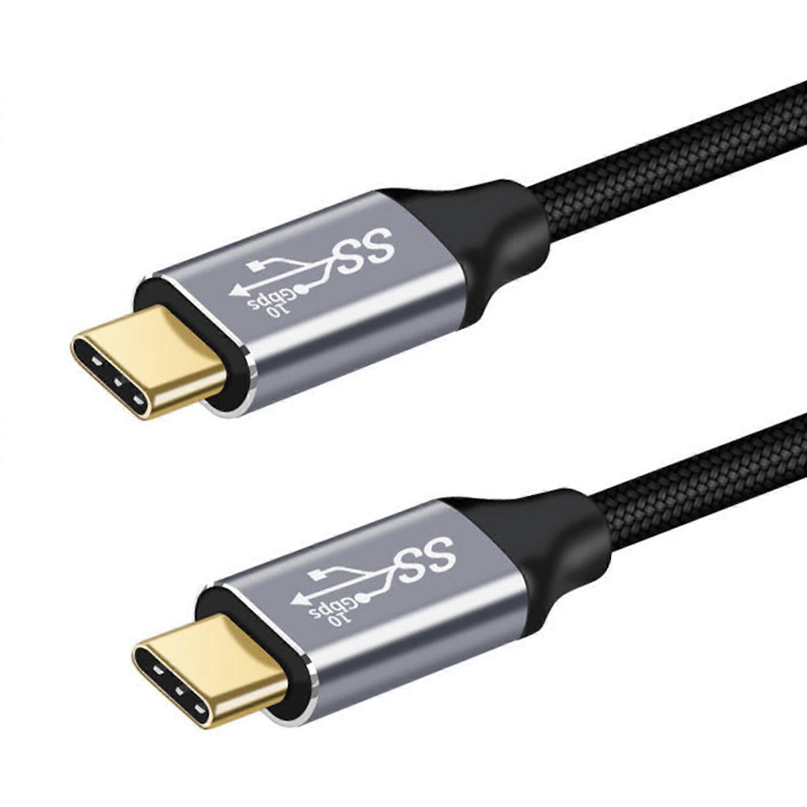 USB C to Type C Cable 3.1 20V/5A 10GB Adapter Data Cord for Audio