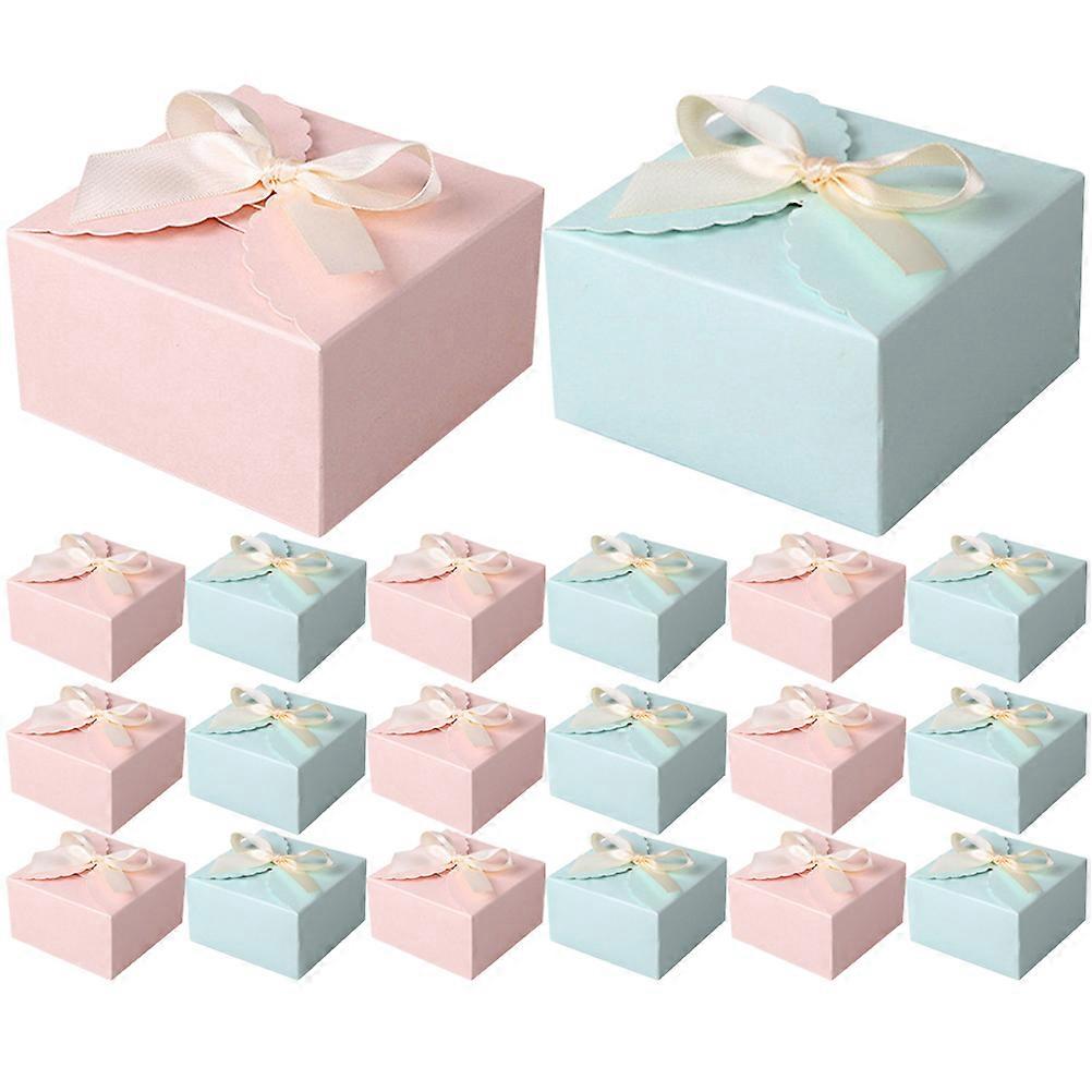24pcs Empty Small Square Gift Boxes for Parties, Weddings, Birthdays, Showers & Holidays – Unique Present Wrapping Favor Boxes