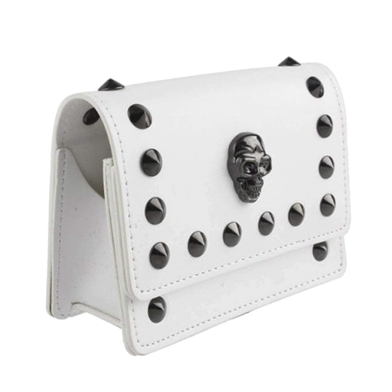 Magnetic Rangefinder Storage Bag Golf Case with Soft Inner Lining for Compact Rangefinder Accessories, Skull Design