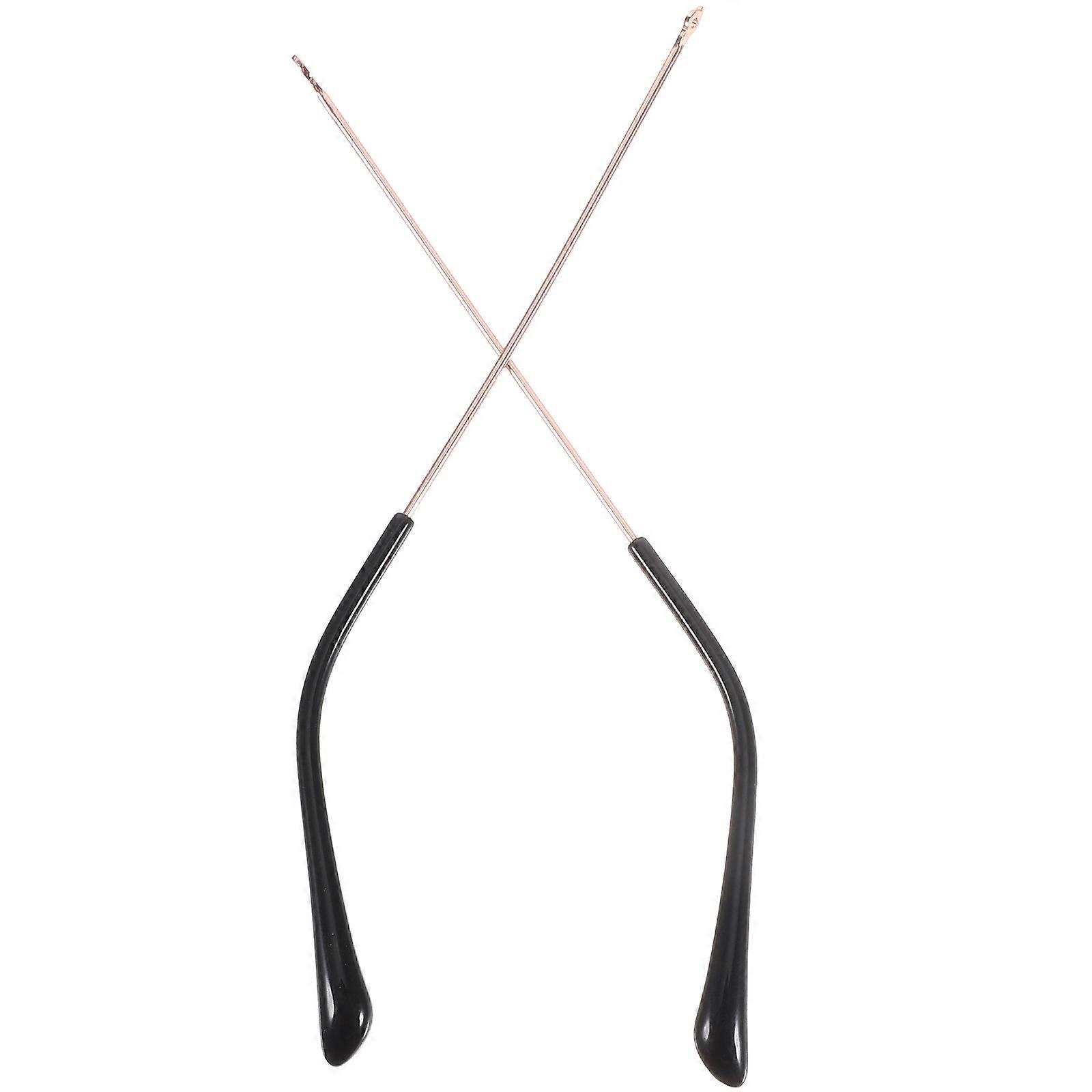 Glasses Arm Legs Replacement for Sunglasses and Eyeglasses – Streamlined Metal Design for Comfortable Wear, Easy Installation, and Slip & Breakage
