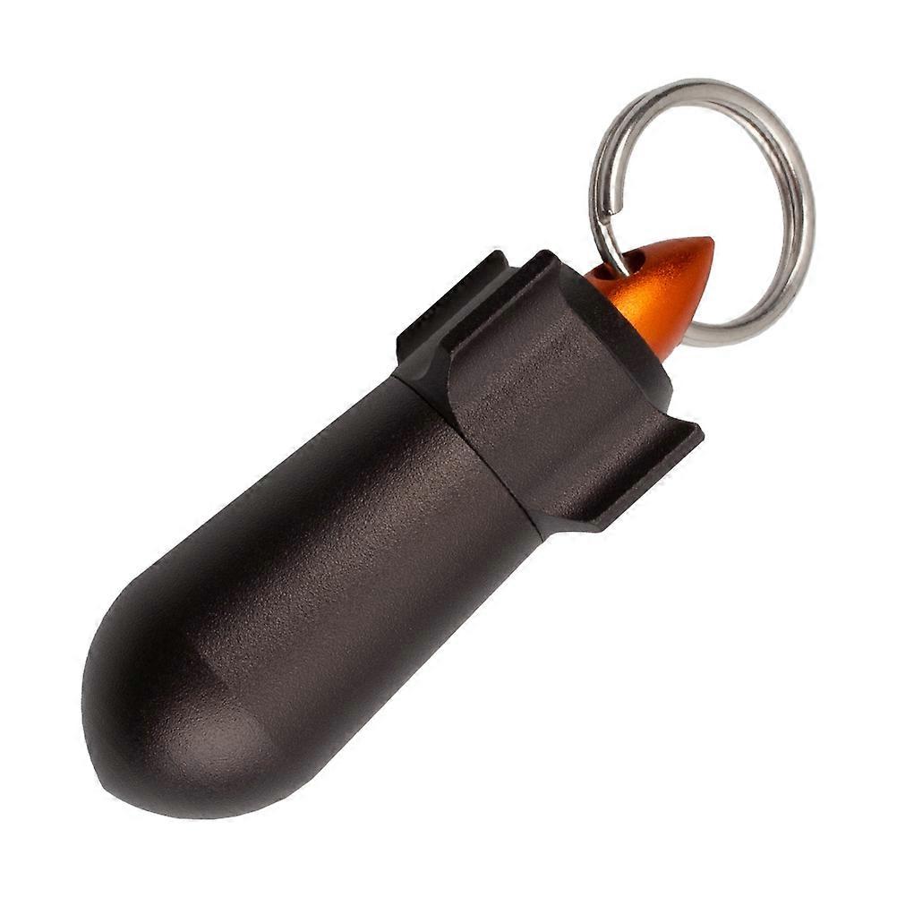 Travel-Sized Keychain Pill Container, Secures Vitamins in a Waterproof Compartment