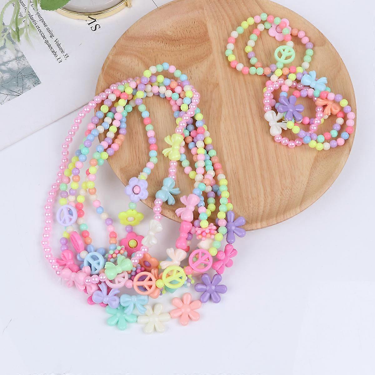 مجموعة أساور مرحة ، تصميم مناسب للأطفال ، تثري لعب الأدوار الخيالية