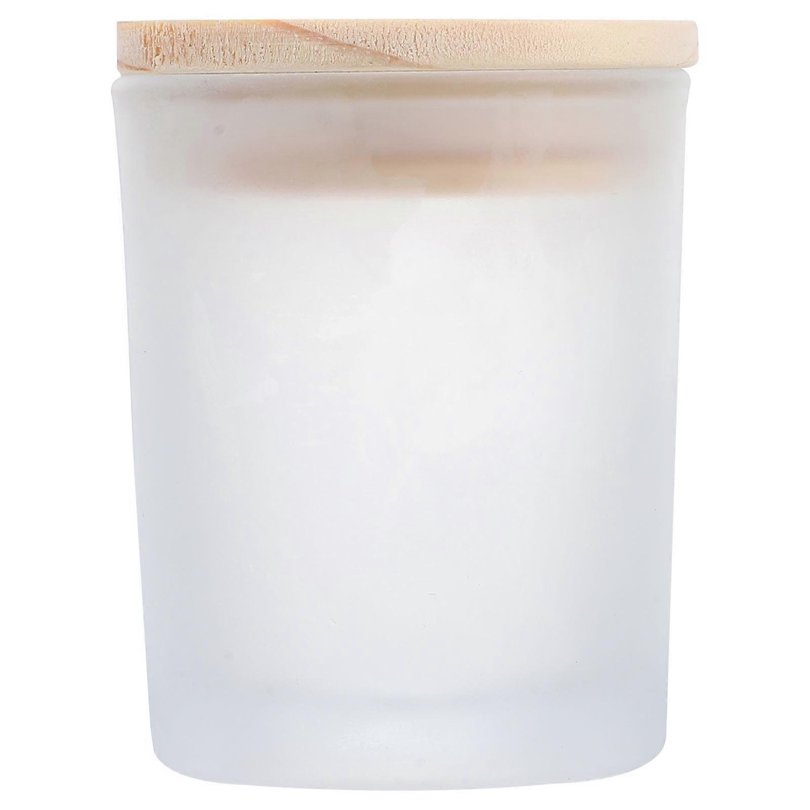 Candle Jar with Bamboo Closure, Elegant Glassware for Home Essentials