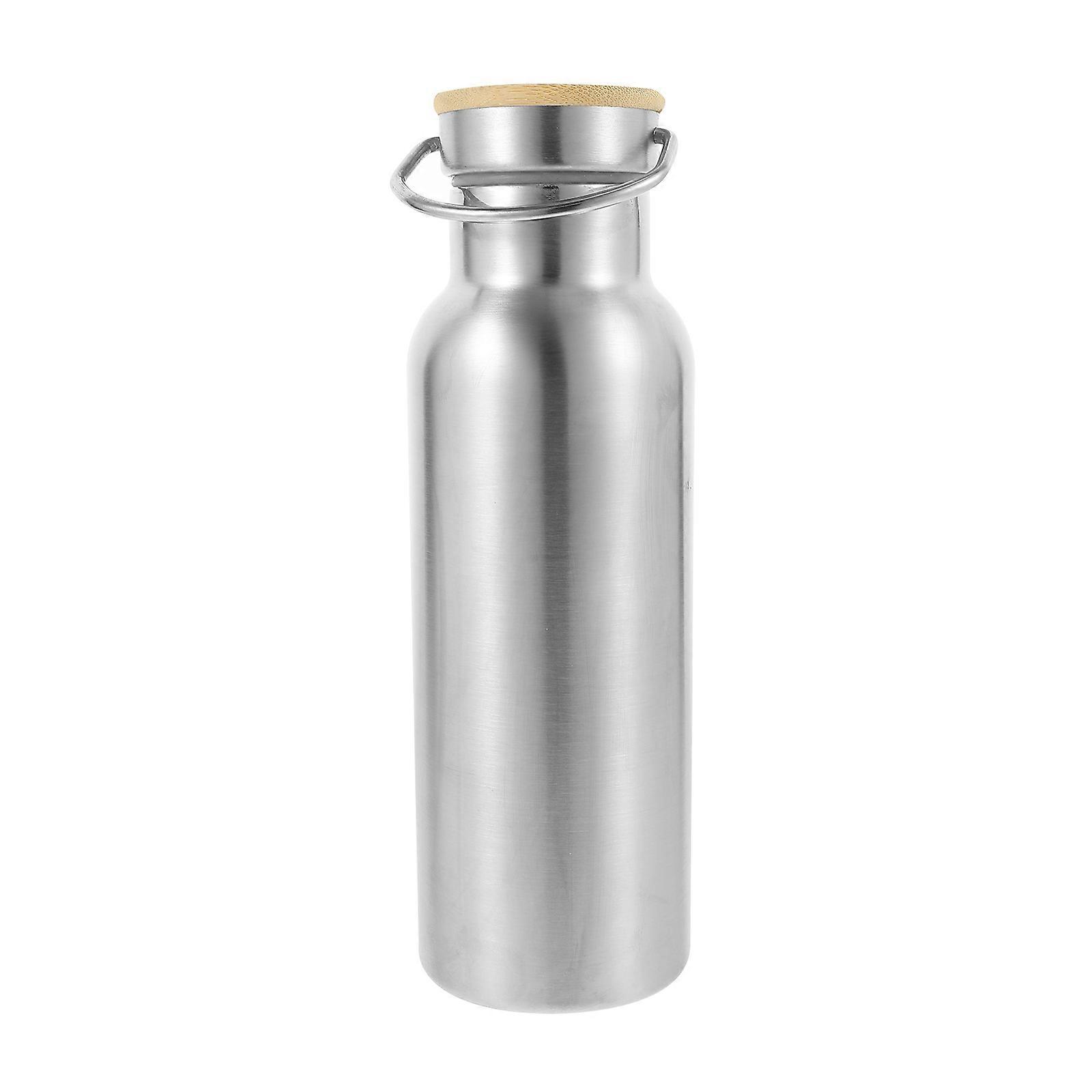 Drinks Bottle Multi-Function Water Bottle Outdoor Use Silver 750ml Insulation 1Set