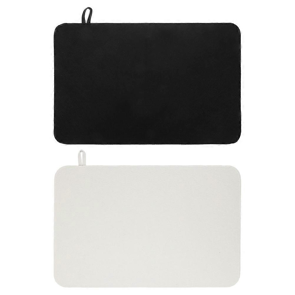 Felt Sauna Bath House Mat Waterproof Comfortable Seating Black 52.00X33.50X0.50CM Sauna Accessories 2Pack