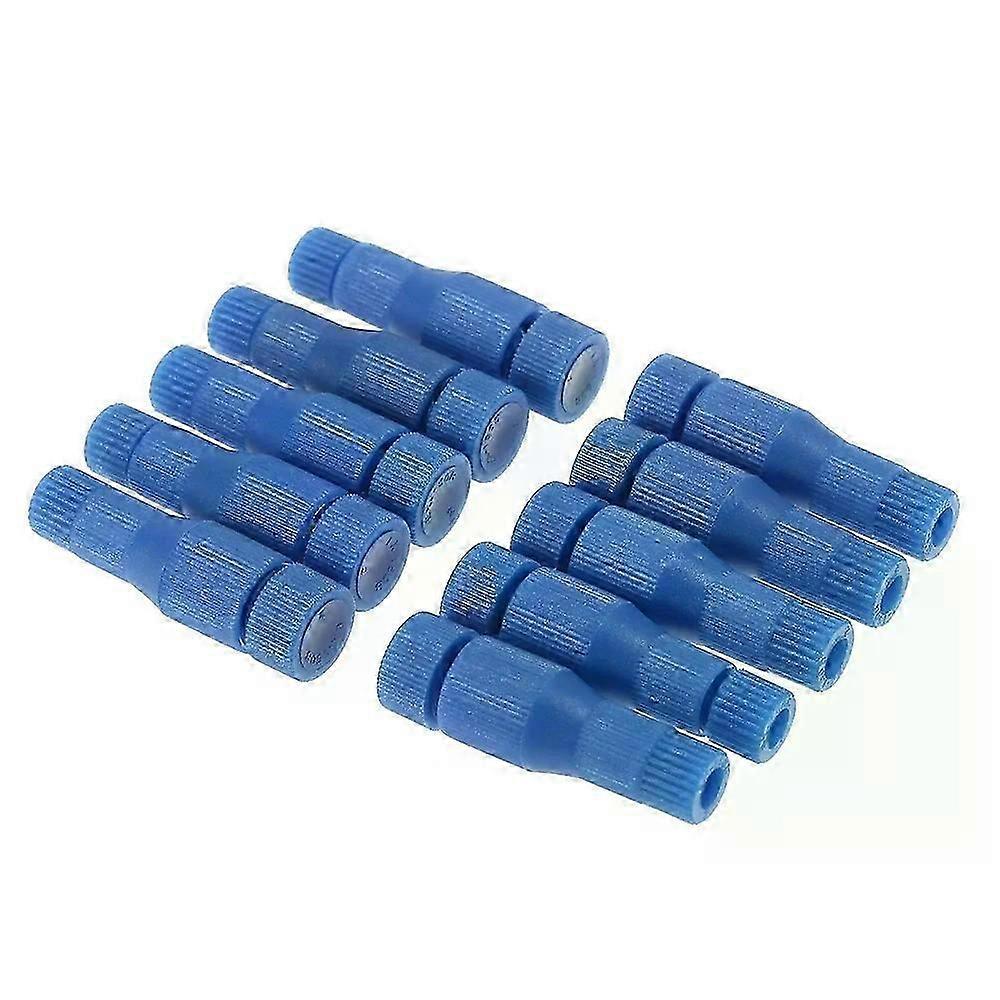 10PCS Quick Connectors 605/6 Blue16-18 Gauge Wire Connectors Electrical Wire Terminal Connectors