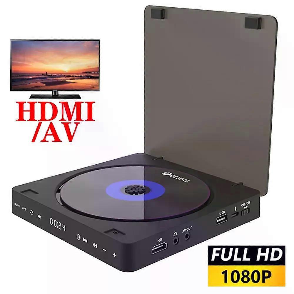 DVDプレーヤーKC-708 HD 1080PポータブルCD VCD HifiステレオビデオプレーヤーTVプロジェクター用作品