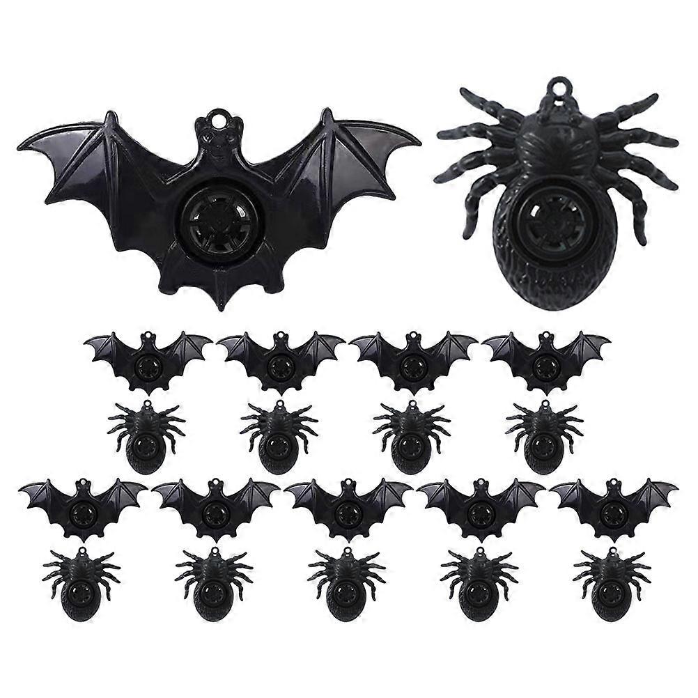 20pcs Spider Whistle Halloween Party Favors Fun Noise Makers Reusable Whistles for Celebrations Gatherings