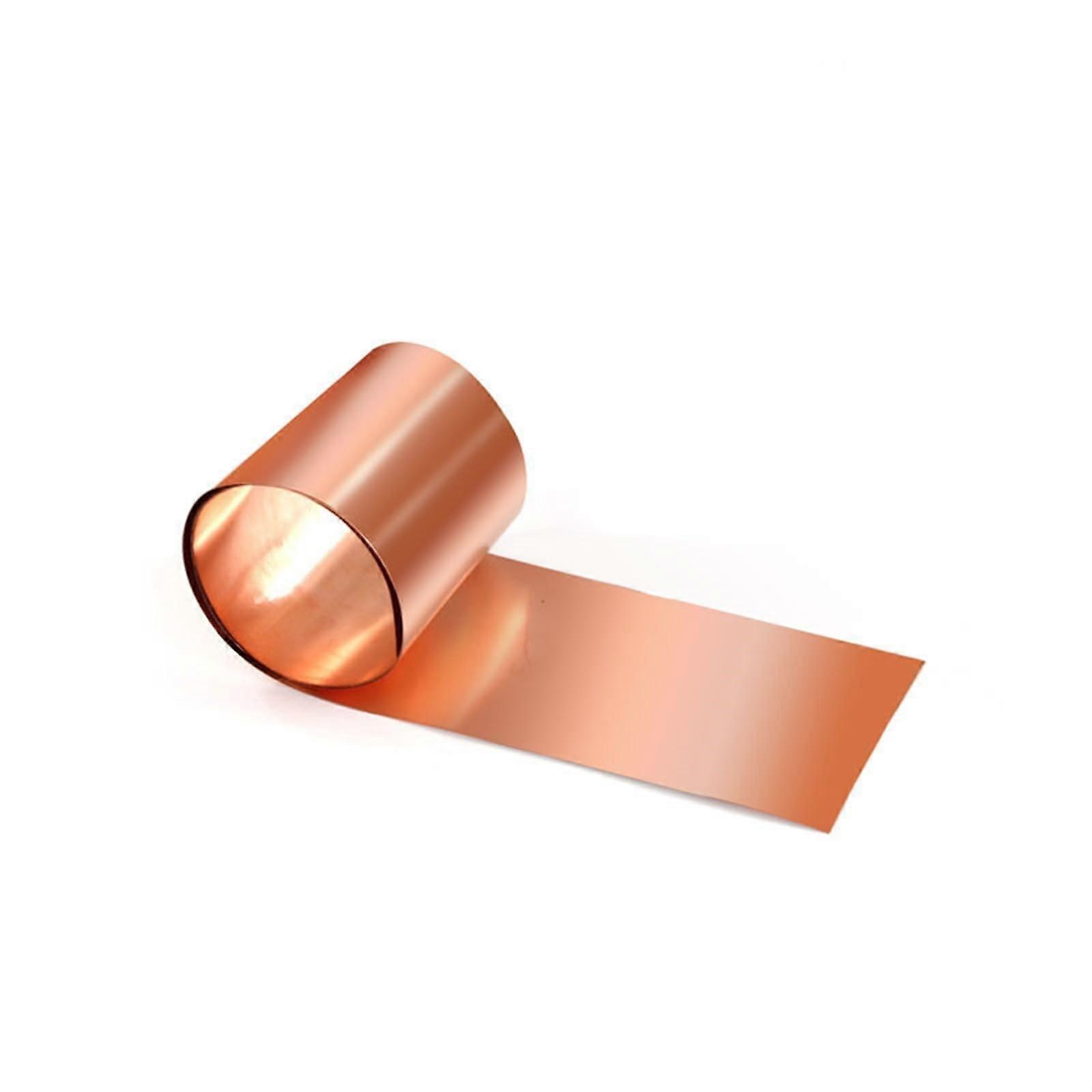 flat sheet copper strips thin copper foils grounding tape T2 0.5x40mm