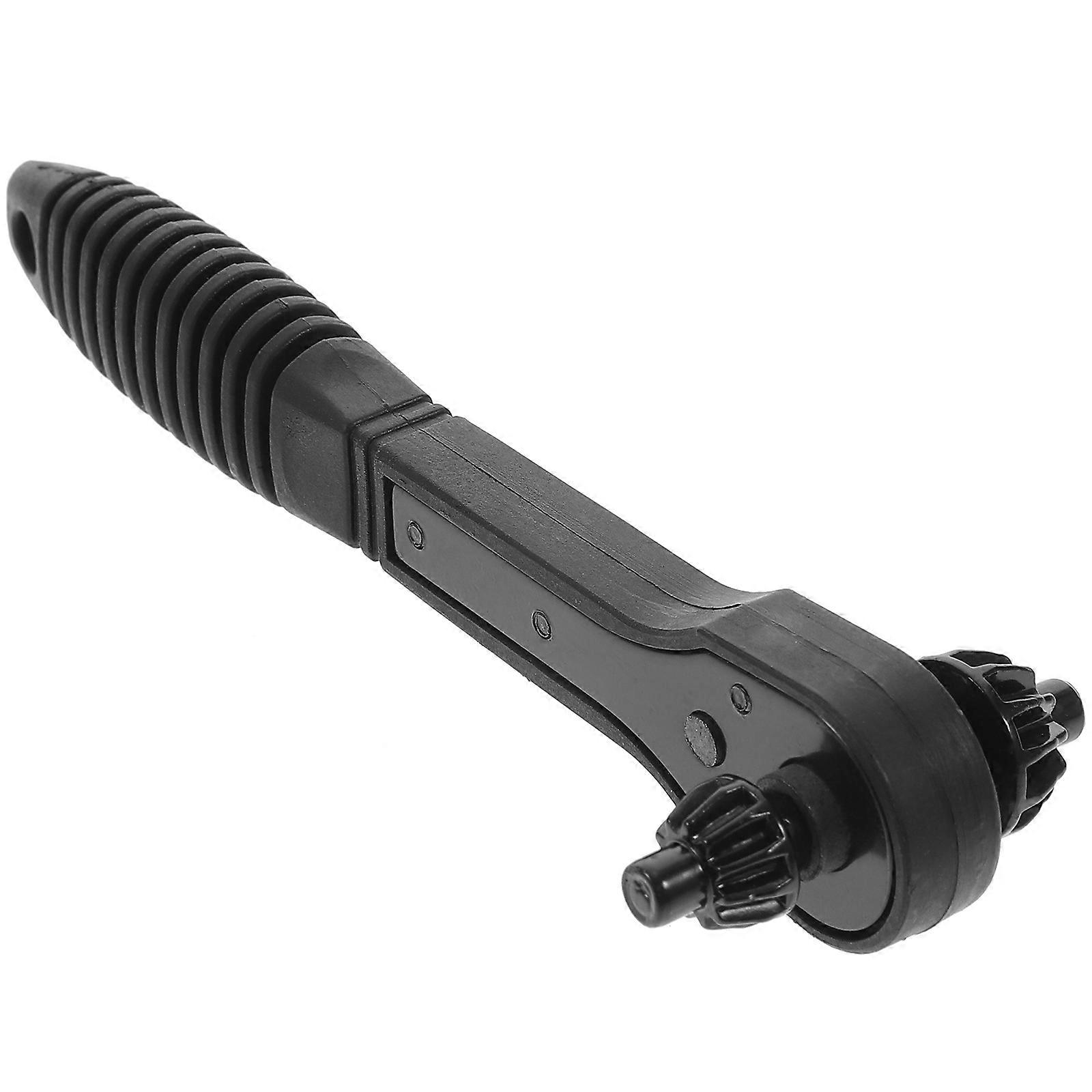 Chuck Spanner Drill Ratchet Wrench Black 15X5CM Ratchet Switch 1 Set