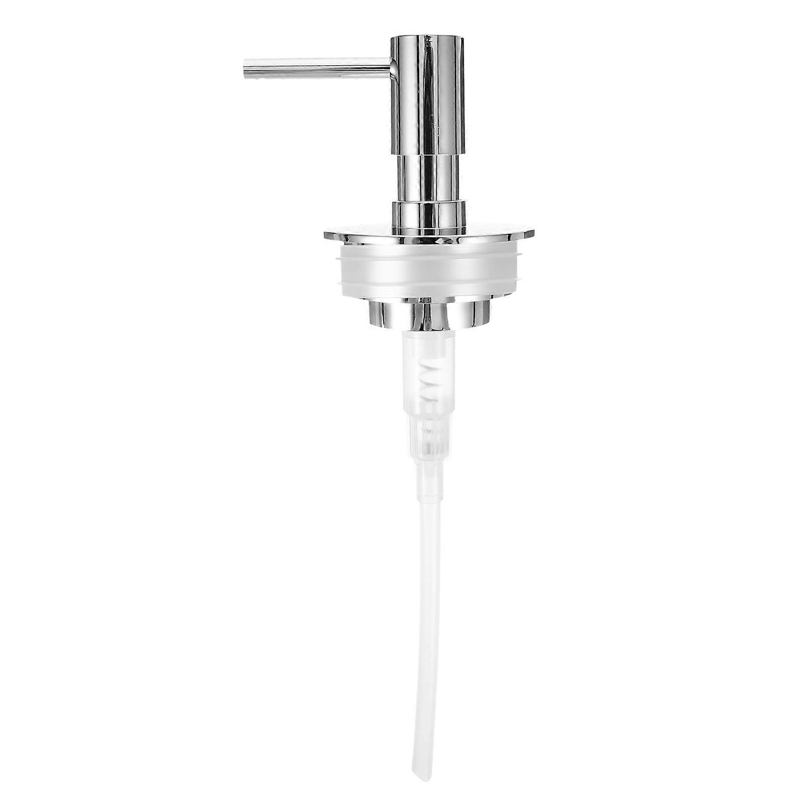 Pump Tops For Shampoo Bottles Lotion Dispenser Pump Daily Use Silver 22.00x6.00x6.00cm Dispensing 1Pack
