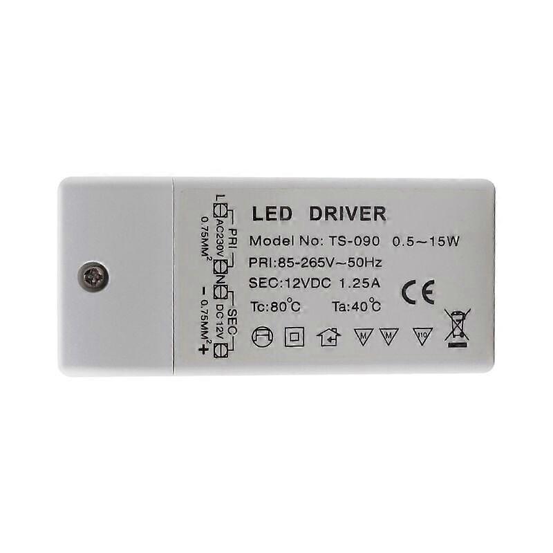 Input: 220-240V Output: DC 12V 1.25A DC 15W LED lamp transformer driver converter constant voltage power supply.