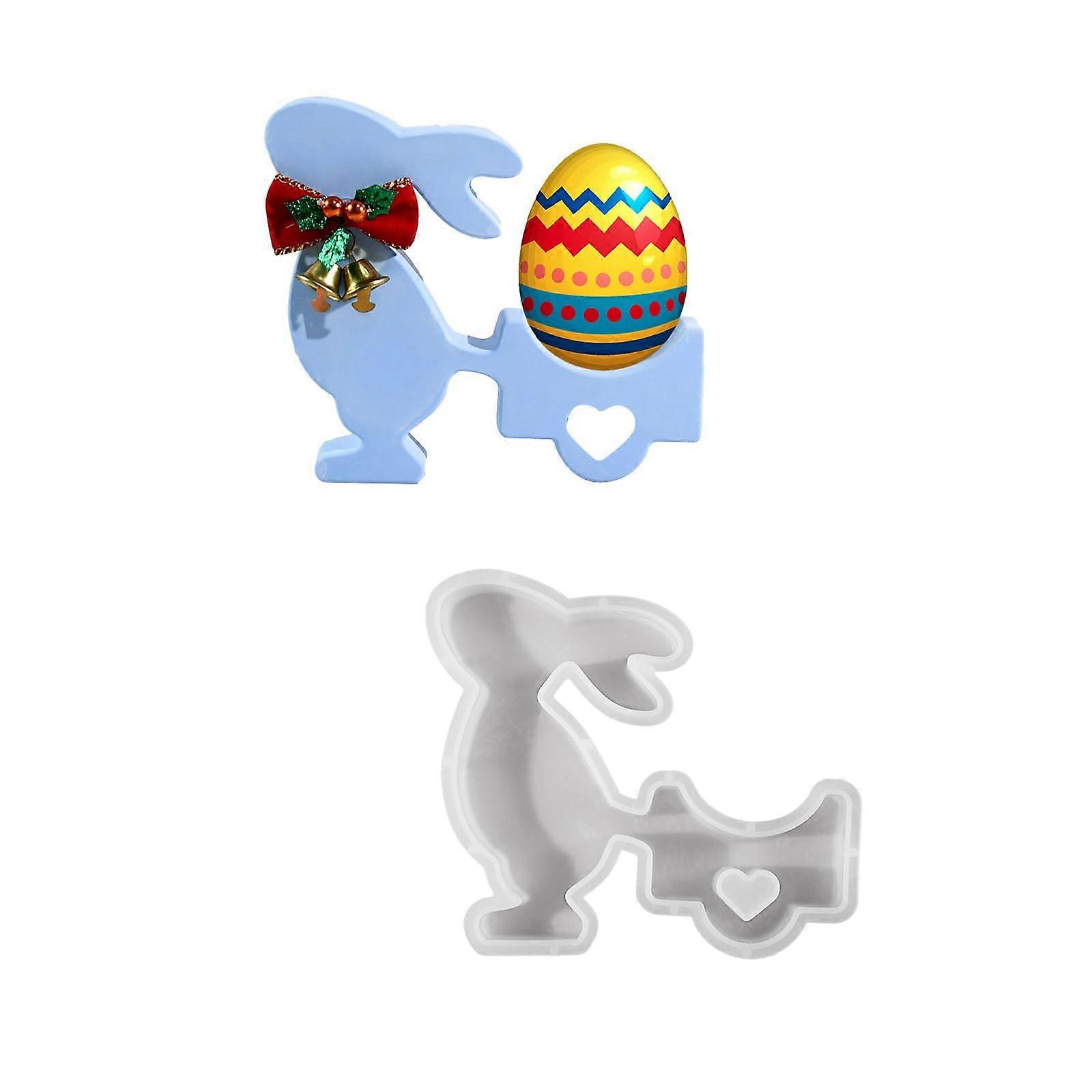 3D Rabbit Silicone Molds for Epoxy Resin Casting, Decal Decorative Trims, 3D Ornament Crafting Supplies