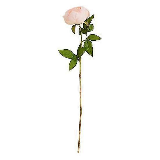 Faux Silk Flower Non-fading Delicate Anti-fall Pretty Green Leaf Vines Simulation Peony for Garden