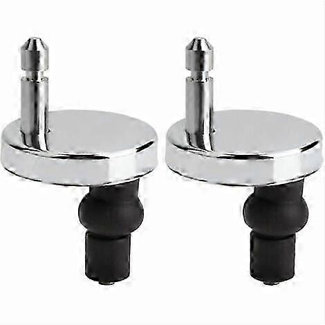 2er-Pack Universal-Toilettensitzbefestigung Scharnier Abdeckung Deckel Ersatz