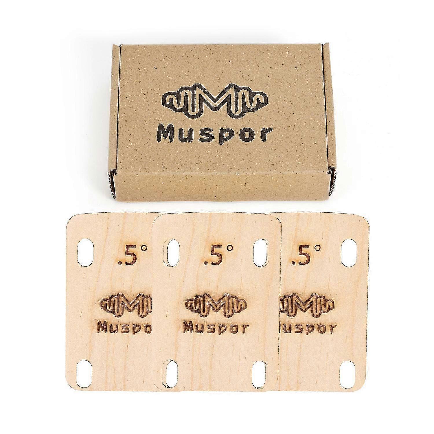 3 قطع الغيتار الرقبة شيمس خشبي الغيتار الرقبة لوحة استبدال الغيتار قطع غيار (0.5)