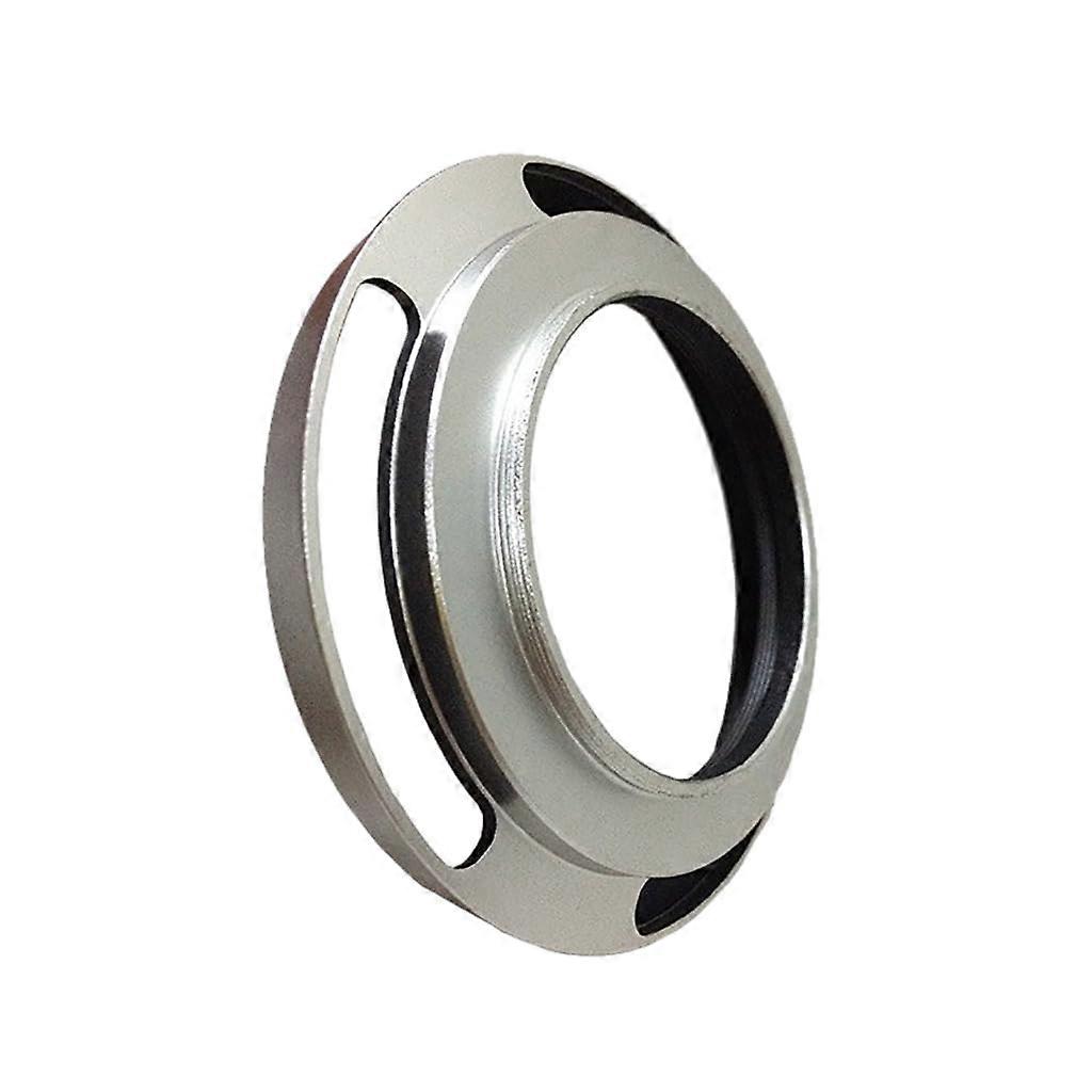 Ventilated Lens Reduces Light Leakage for 37-67mm Metal Camera Lens - 55mm Silver Compatible Filter